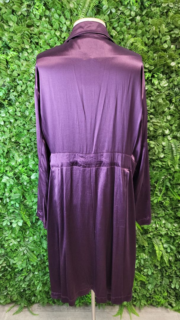 TCD Purple Sateen Longline Jacket (18)