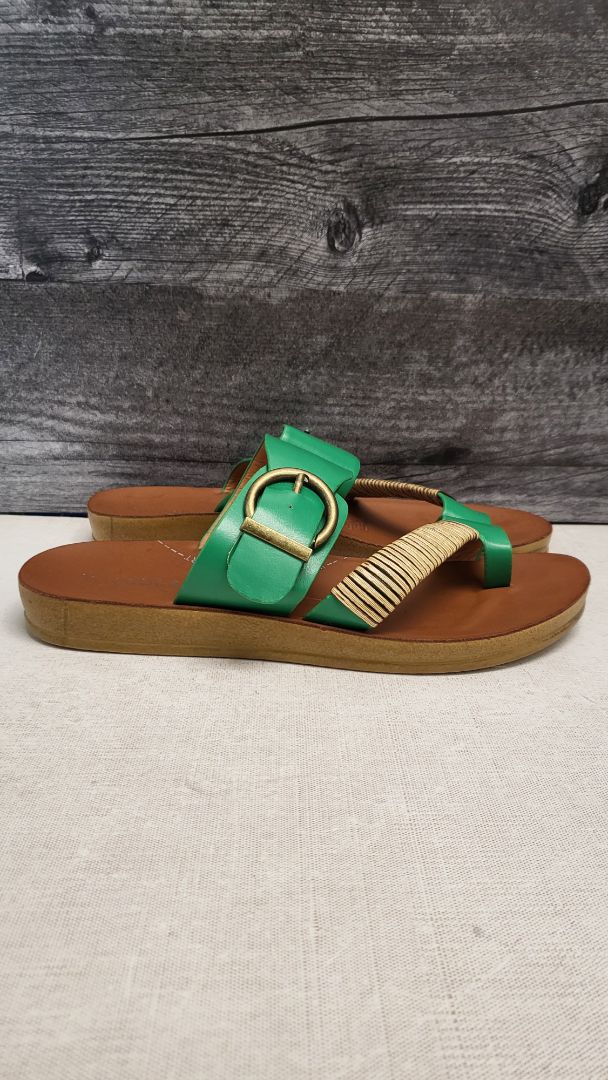Los Cabos Green Toe Sandal (37)