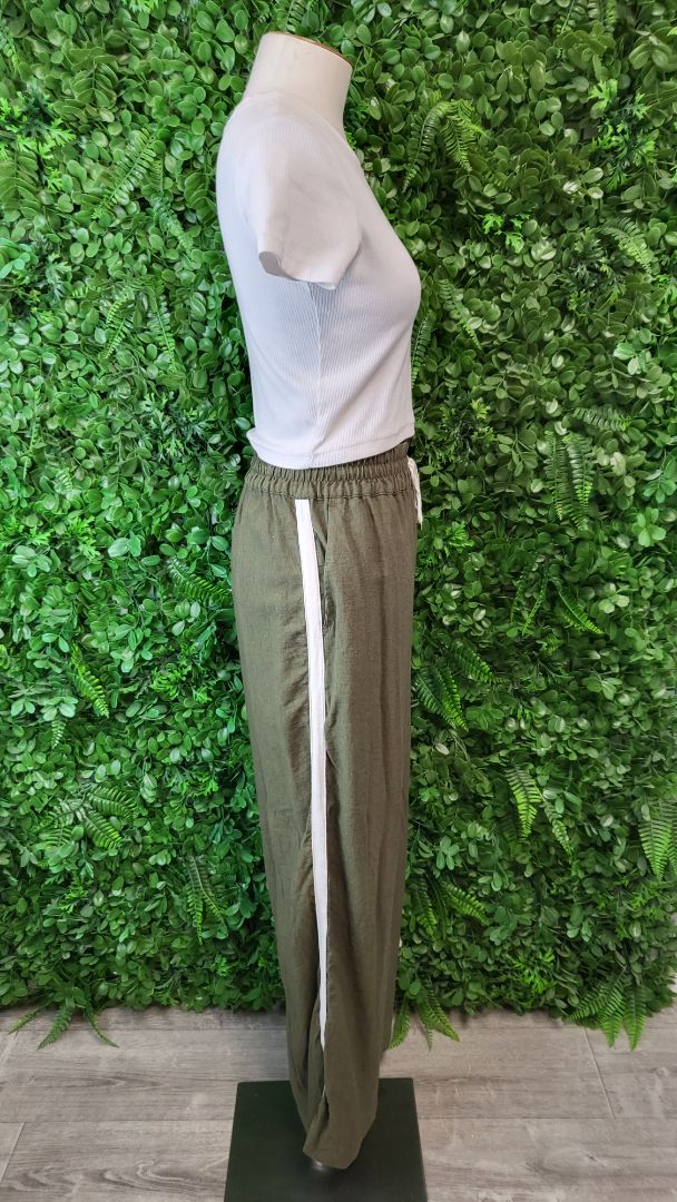 Taylor Sport Khaki Wide Leg Pant (14)