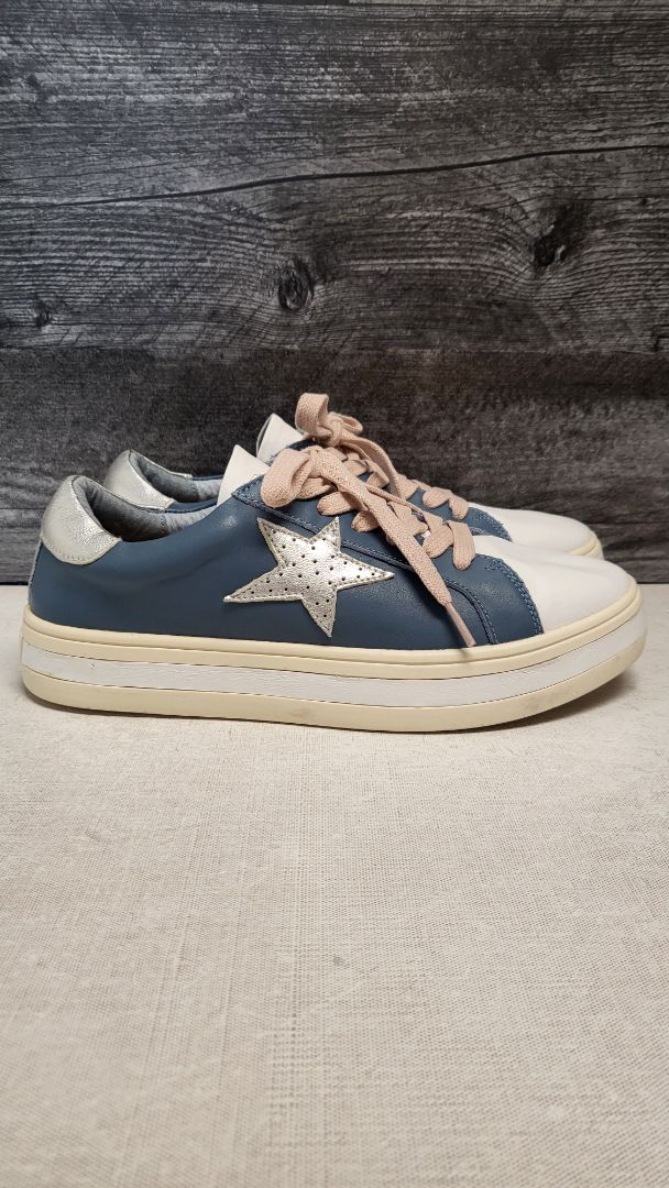 Alfie & Evie Blue/White Star Sneakers (37)