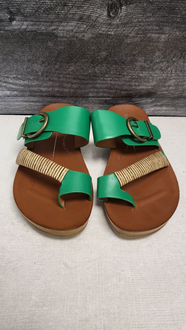 Los Cabos Green Toe Sandal (37)