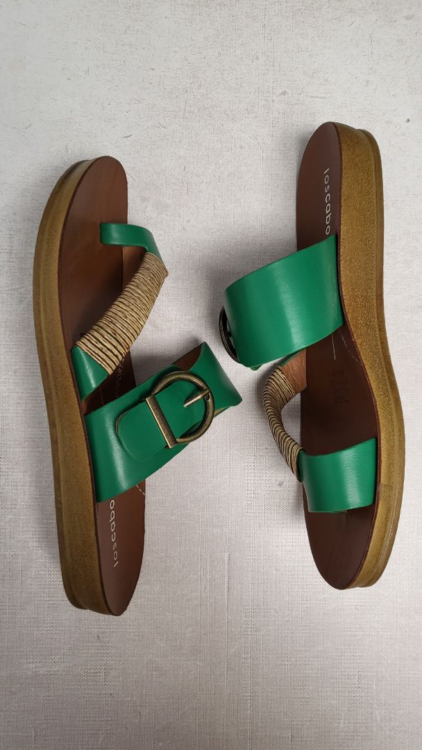 Los Cabos Green Toe Sandal (37)