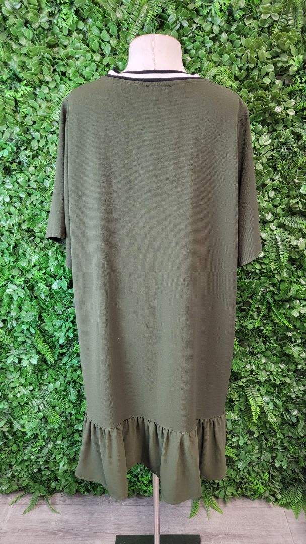 Stella Royal Khaki Drop Hem Dress (16)