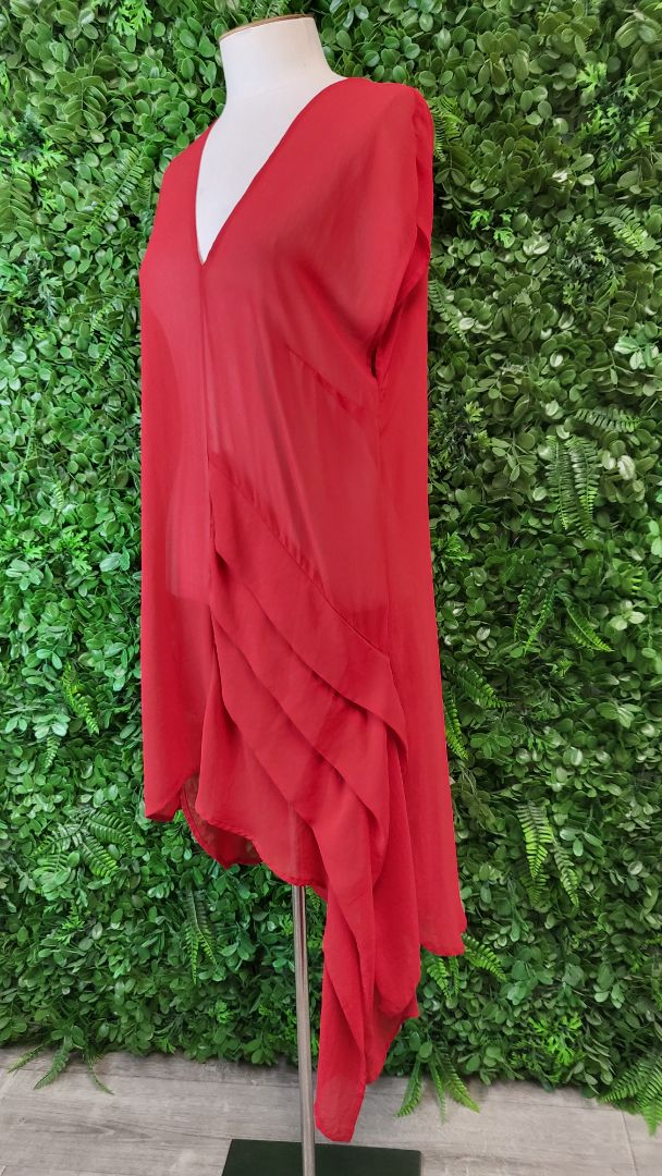 Repertoire Red Tunic Dress (12-14)