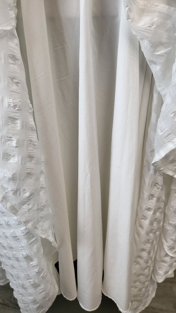 Augustine White Shirred Sundress (16)