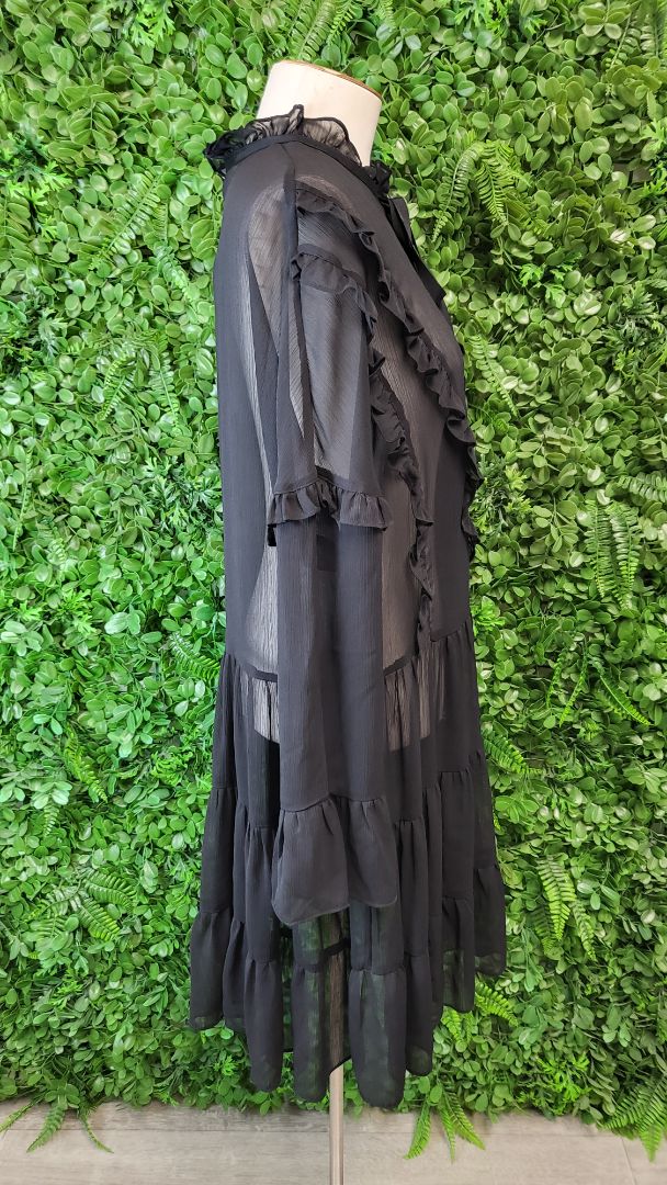 Coop Black Just A little Bib Dress BNWT (12)