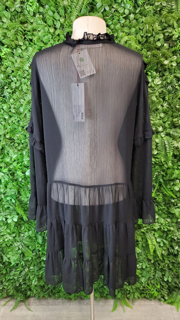 Coop Black Just A little Bib Dress BNWT (12)