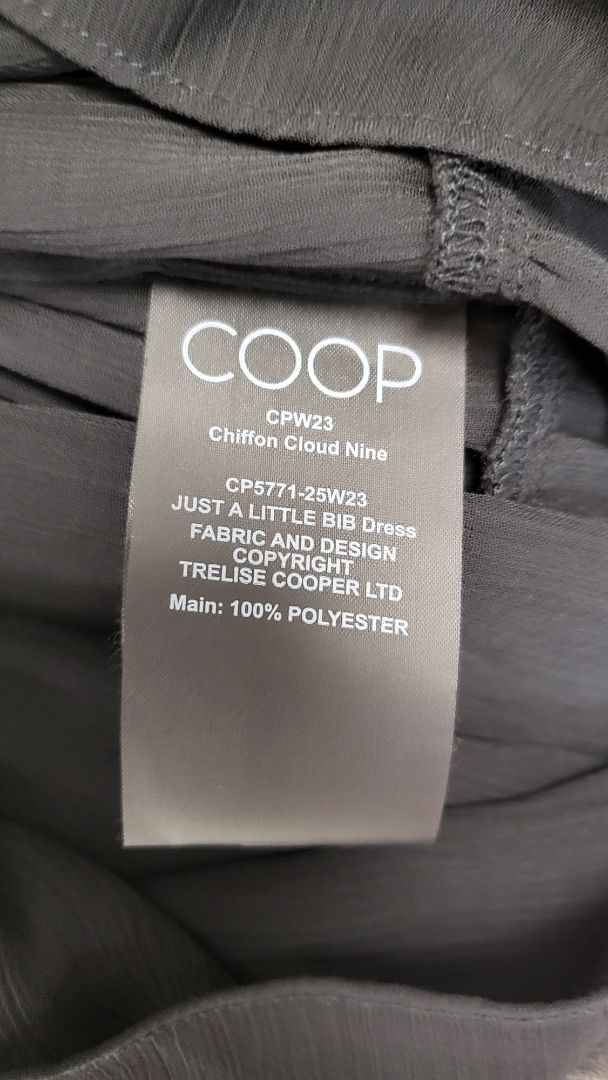 Coop Black Just A little Bib Dress BNWT (12)