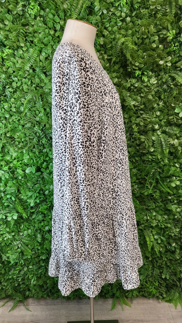 Charlo B/W Animal Print Dress (16)