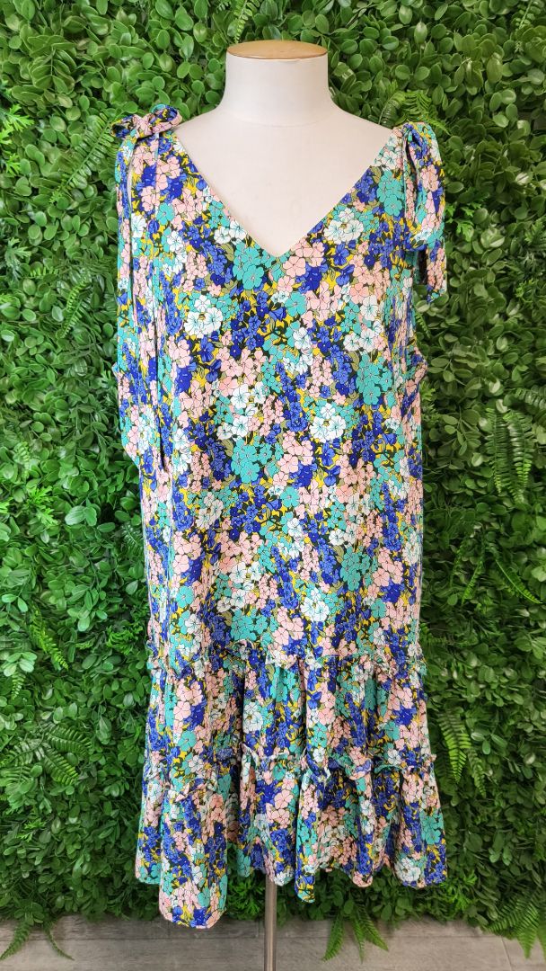 Charlo Multi Floral Mini Dress (16)