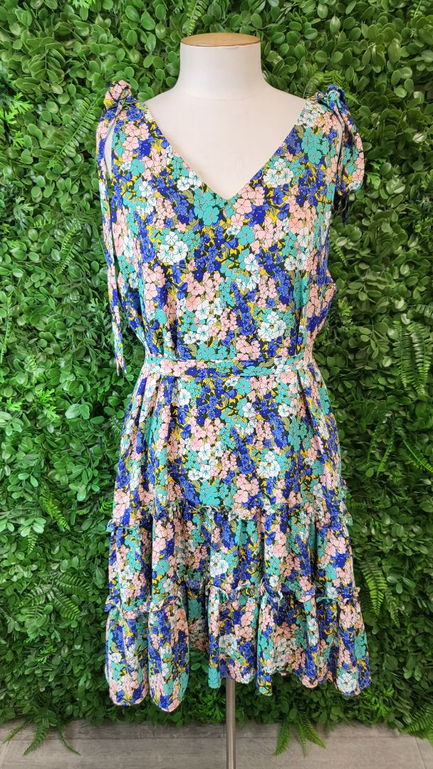 Charlo Multi Floral Mini Dress (16)