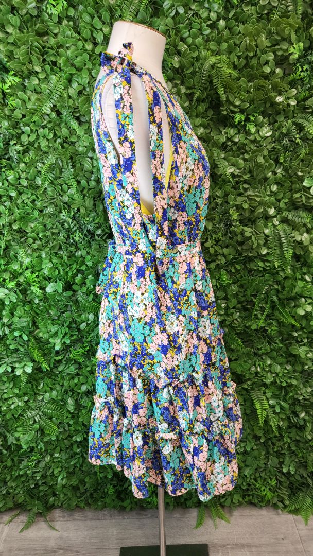 Charlo Multi Floral Mini Dress (16)
