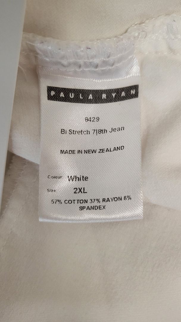 Paula Ryan Off White 7/8 Jeans (16)