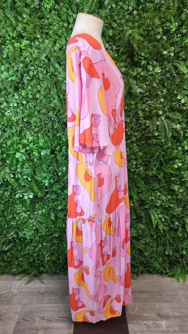 Never Fully Dressed Pink Love Clover Dress BNWT (22-24)
