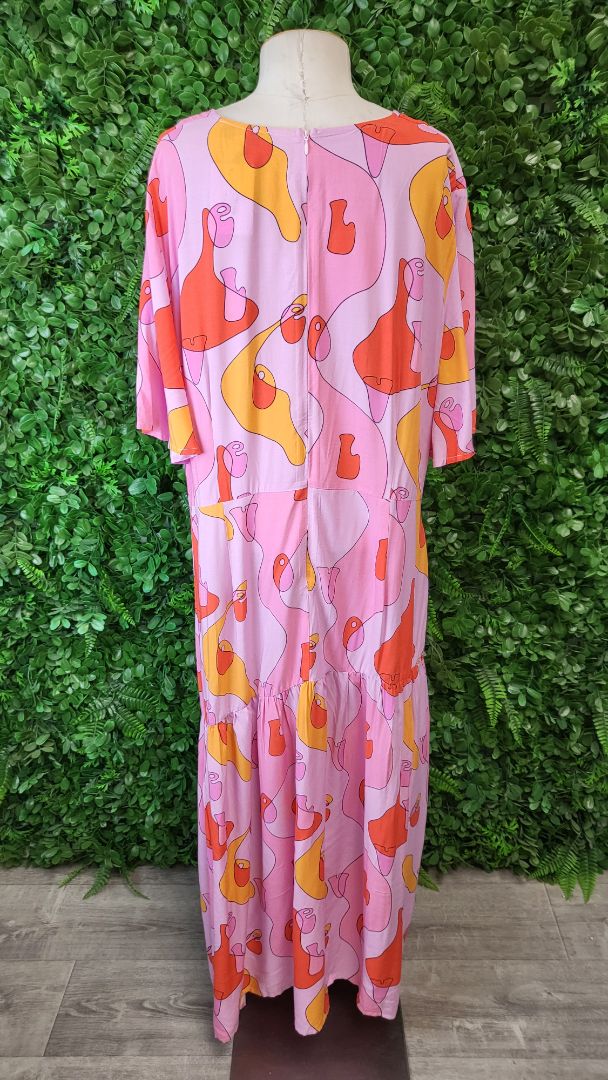 Never Fully Dressed Pink Love Clover Dress BNWT (22-24)