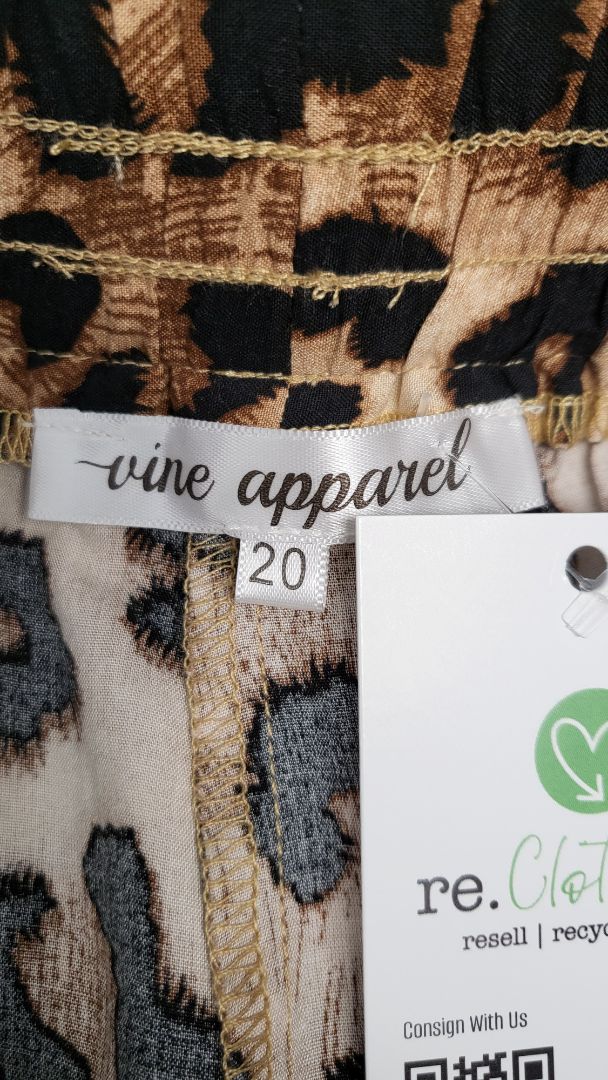 Vine Apparel Animal Wide Leg Pants (20)