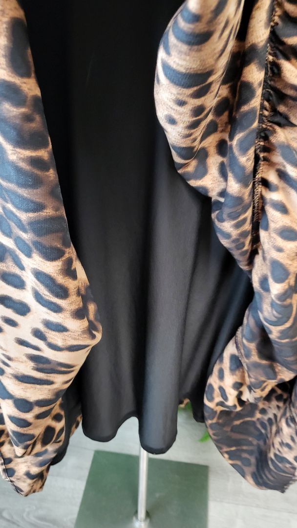 Friday Flamingo Animal Print Mid Dress (18-20)