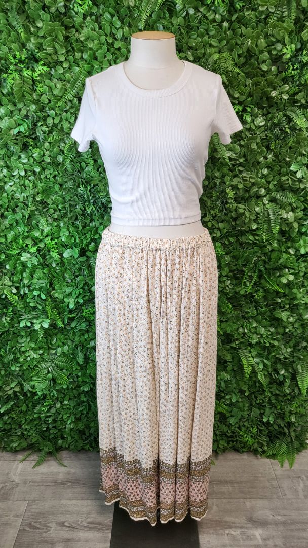 Tree Of Life Cream Boho Skirt (18)