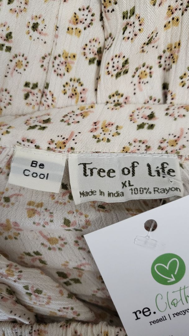Tree Of Life Cream Boho Skirt (18)