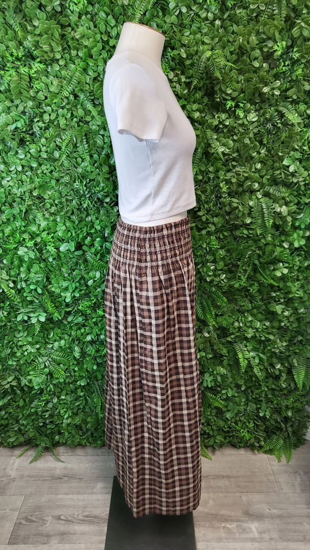 Foxwood Brown Check Skirt (20)