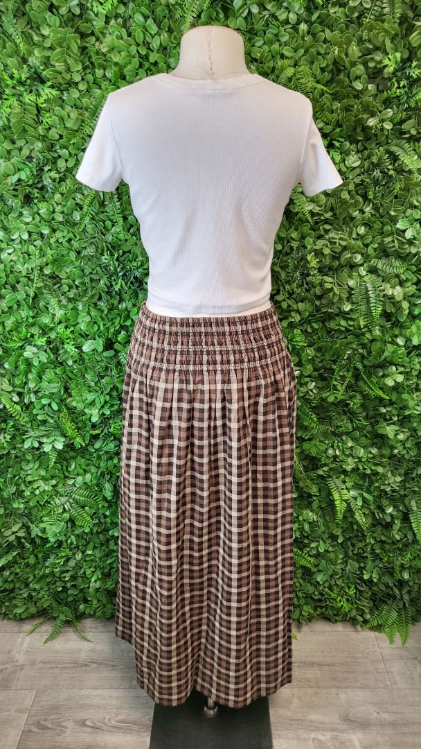 Foxwood Brown Check Skirt (20)