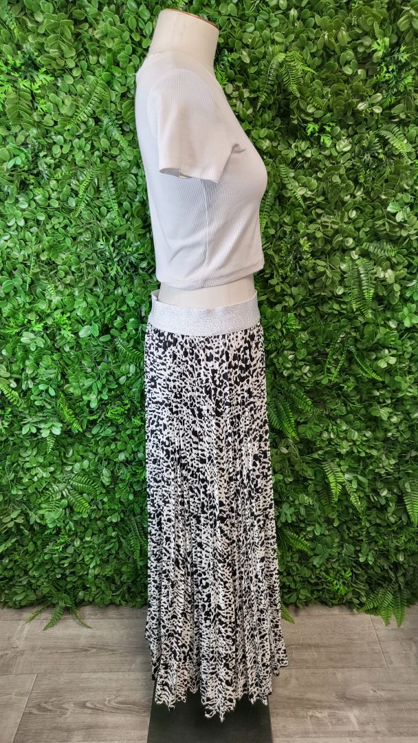 Betty Basics Animal Pleat Skirt (12)