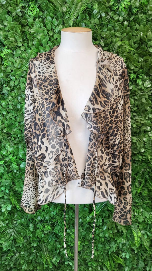 You & All  Ruffle Animal Print Top (22)