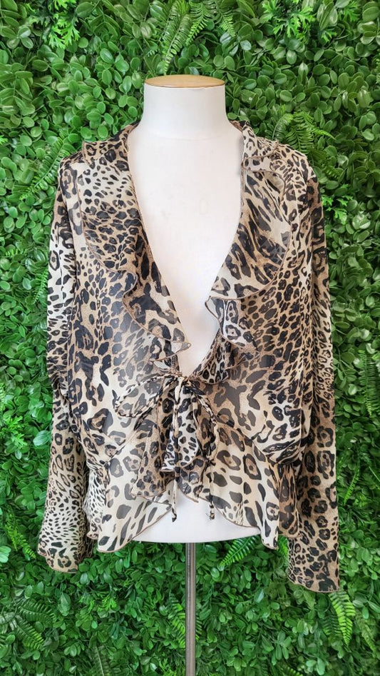 You & All  Ruffle Animal Print Top (22)
