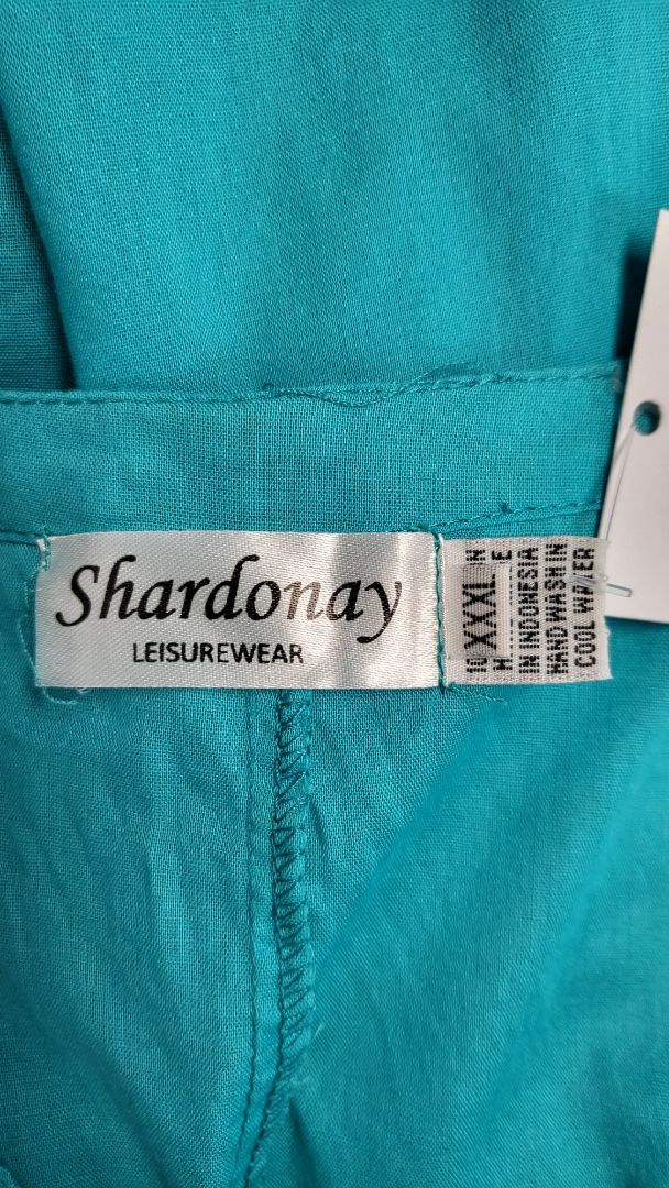 Shardonay Blue Kaftan Dress (20-24)