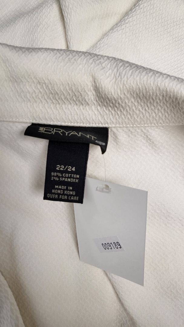 Lane Bryant White 3 Button Jacket (22-24)