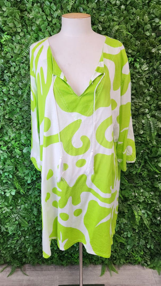 Shardonay Green Vacay Dress (24-26)