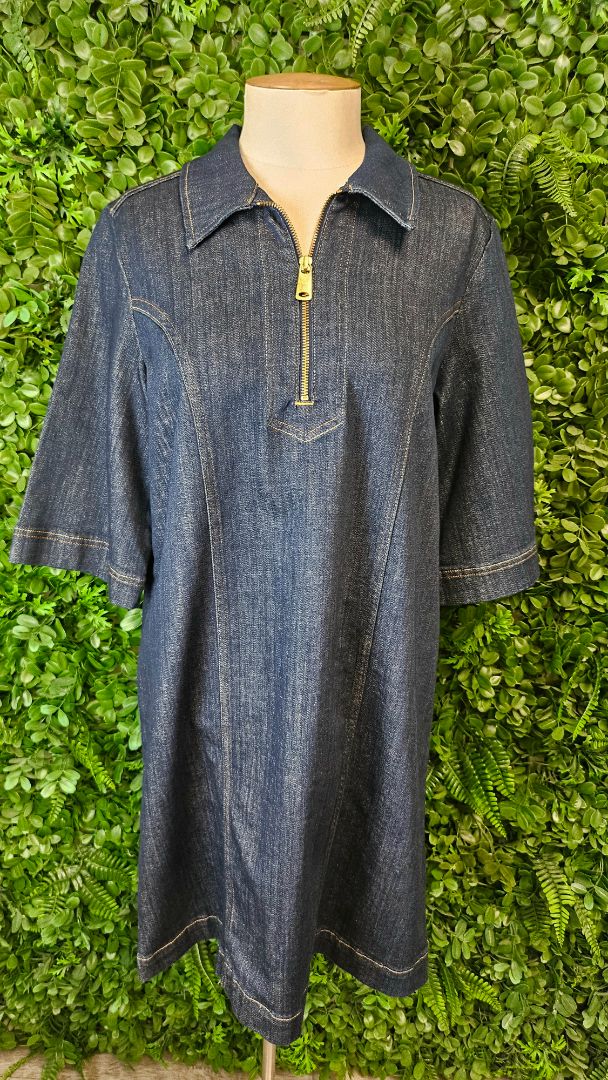 Mos Mosh Blue Denim Dress (10)