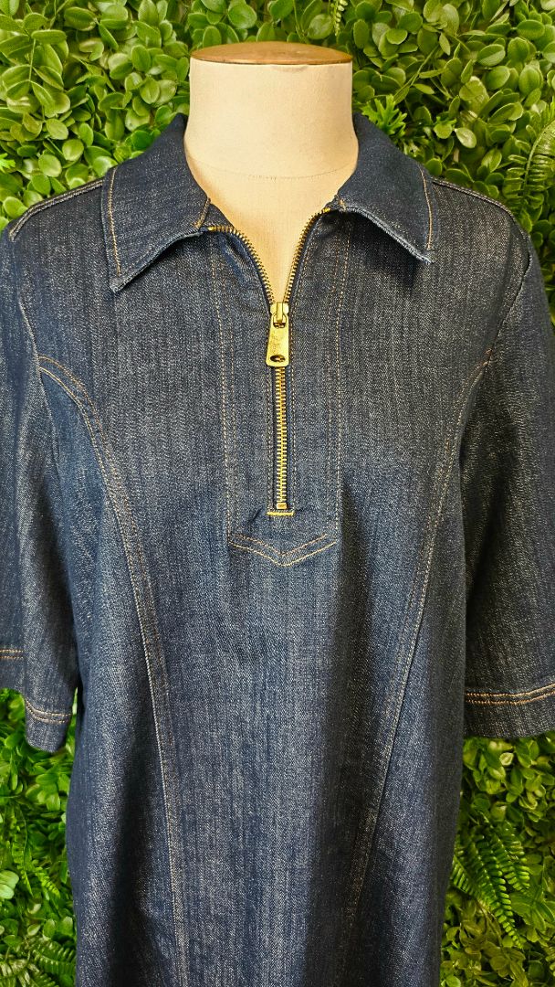Mos Mosh Blue Denim Dress (10)