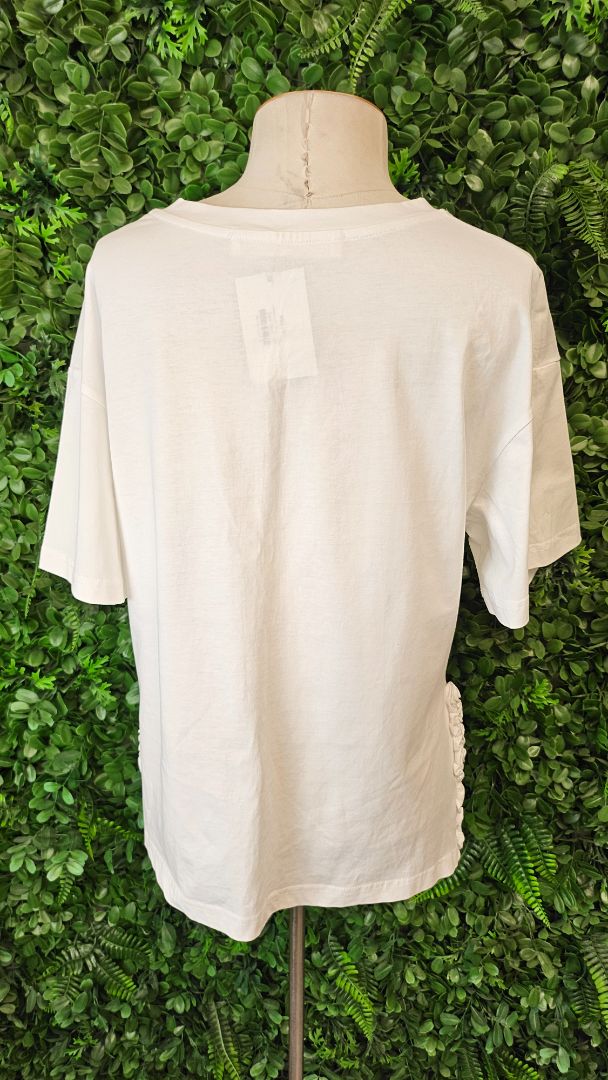 Coop White Flower Hour Tee (10-12)