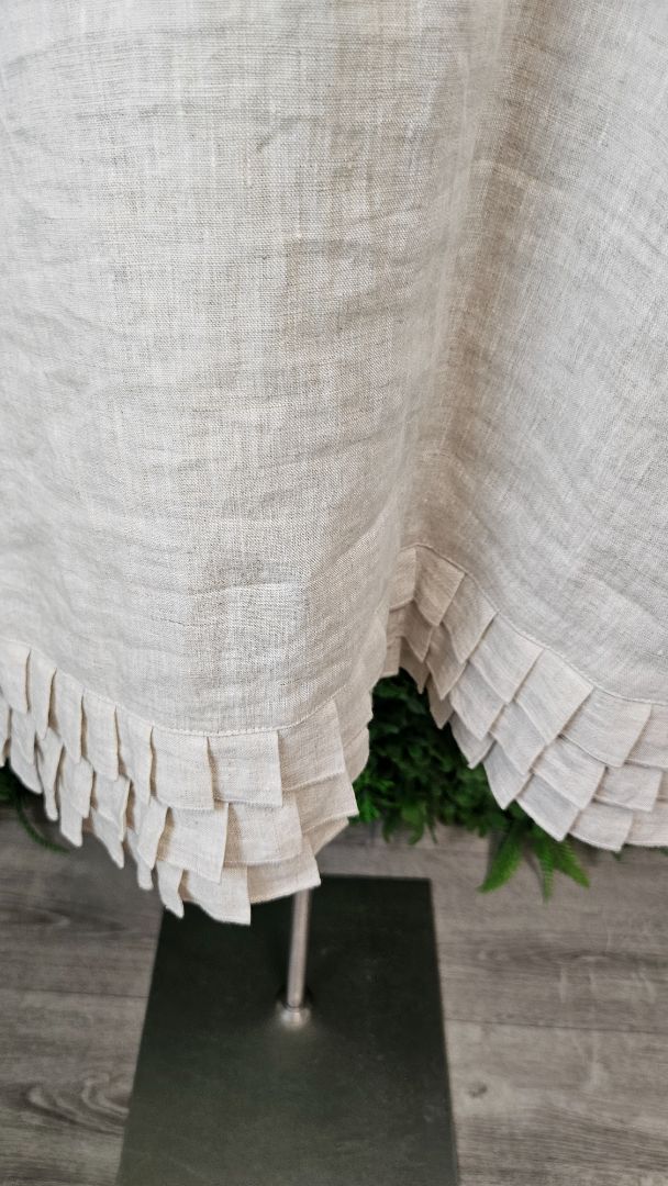 Foil Natural Linen Shift Dress (10)