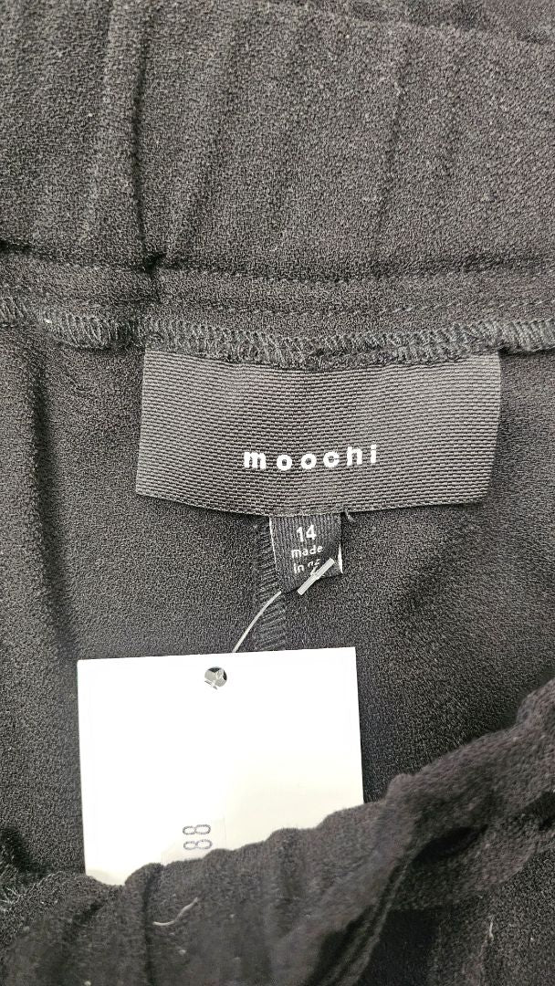 Moochi Black Drop Crotch Pants (14)