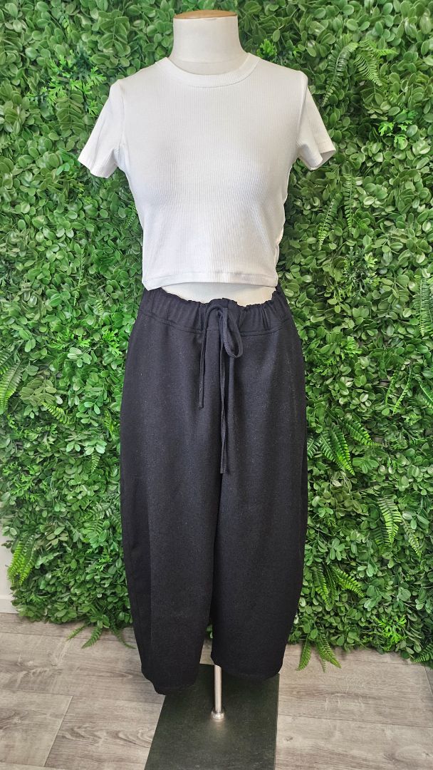 Moochi Black Drop Crotch Pants (14)