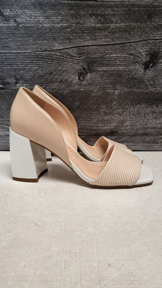 Capelli Rossi Nude Leather Slide (37)
