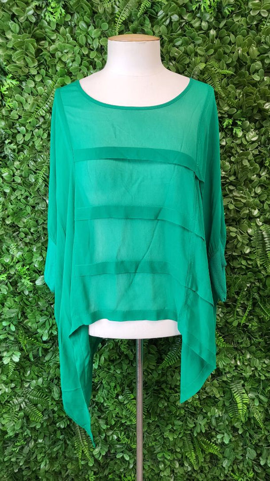 Ts Green Oversized Top (16)