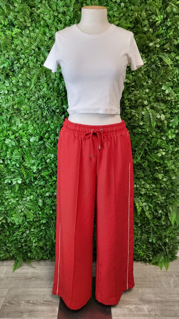 Stella + Gemma Red Wide Leg Pant (10)