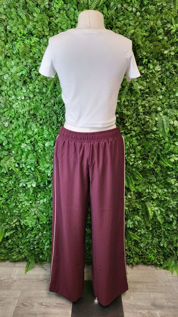 Stella + Gemma Plum Wide leg Pant (10)