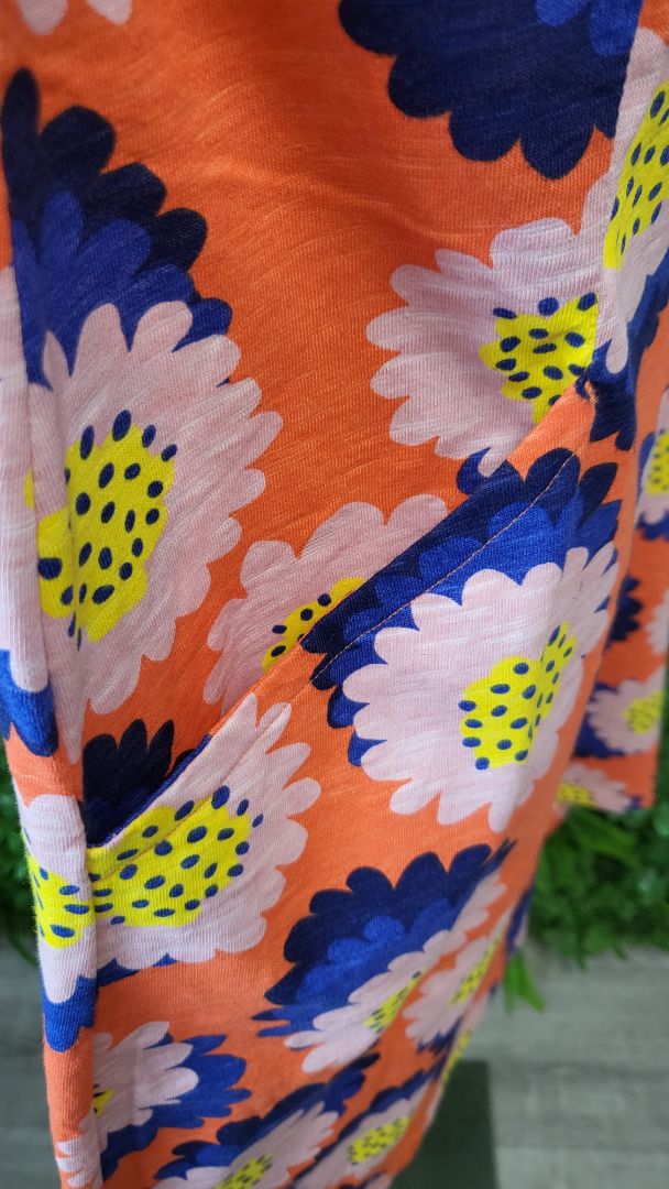 Foil Floral Print Floral Dress (14)