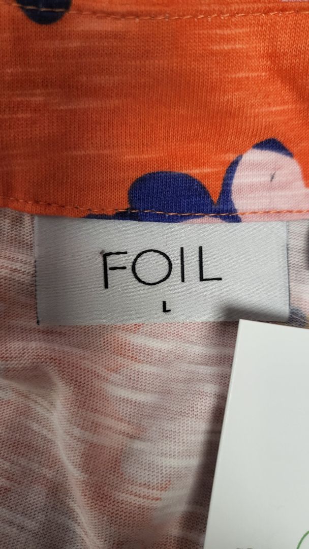 Foil Floral Print Floral Dress (14)