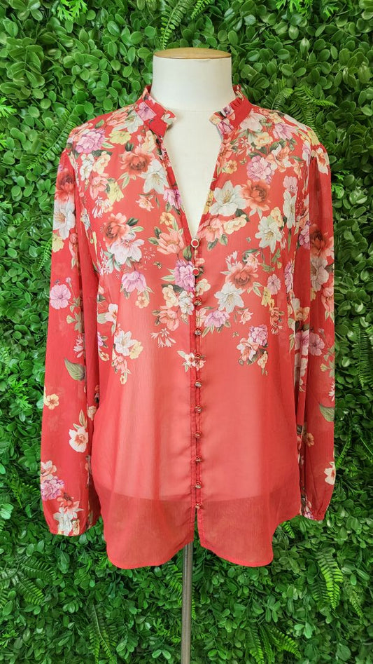 Portmans Multi Floral Blouse (14)