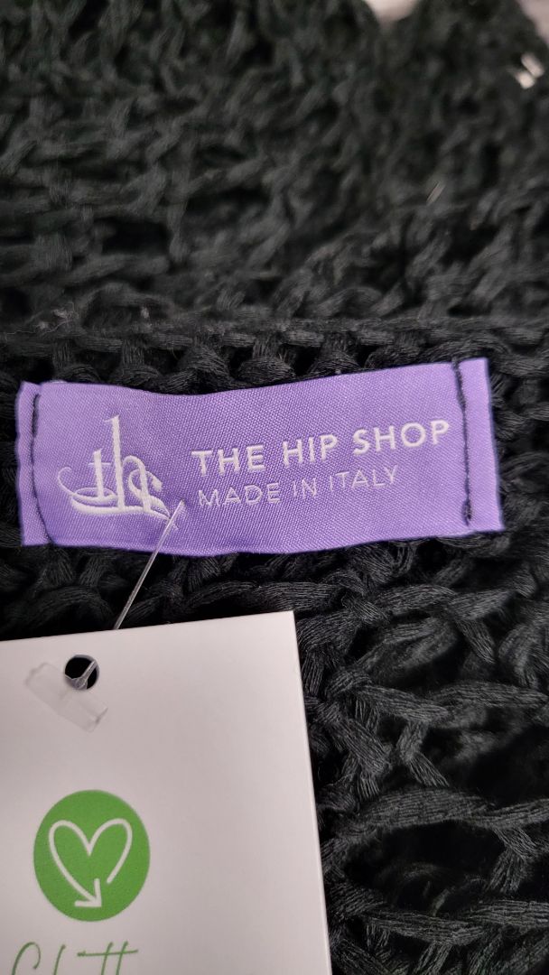 The Hip Shop Black Net Jumper OSFM