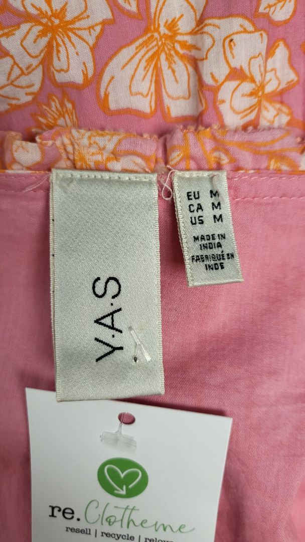 Yas Print Midi Dress (10-12)
