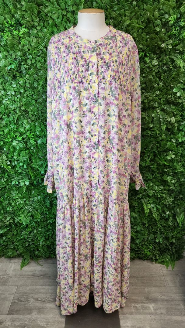 Stella Royal Floral Yoke Dress (20)