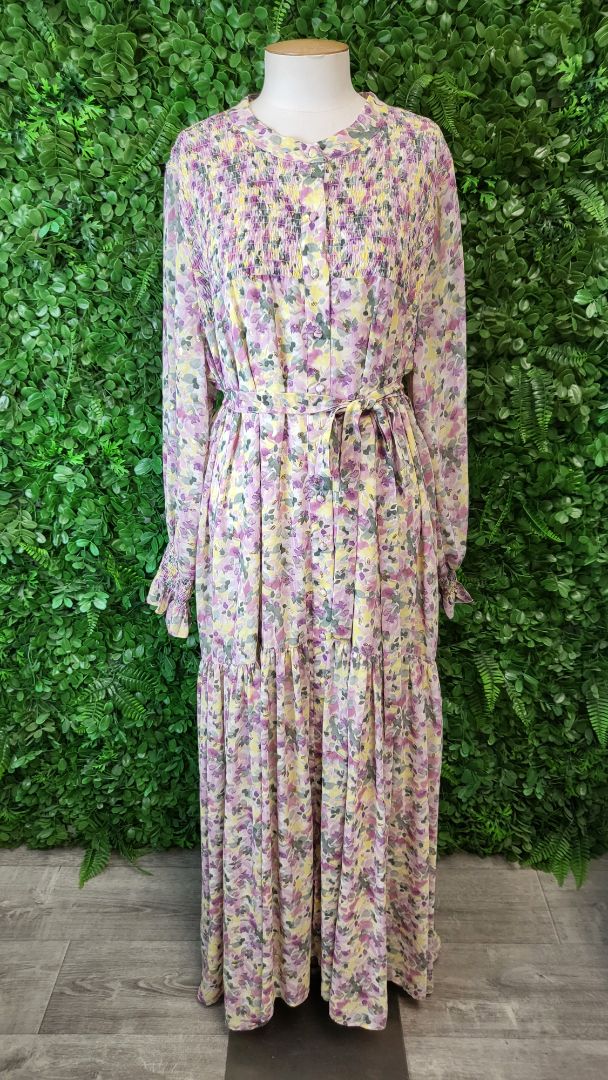 Stella Royal Floral Yoke Dress (20)