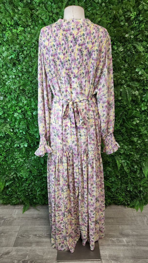 Stella Royal Floral Yoke Dress (20)