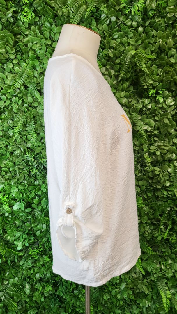 Italia White Milano Top (10-12)